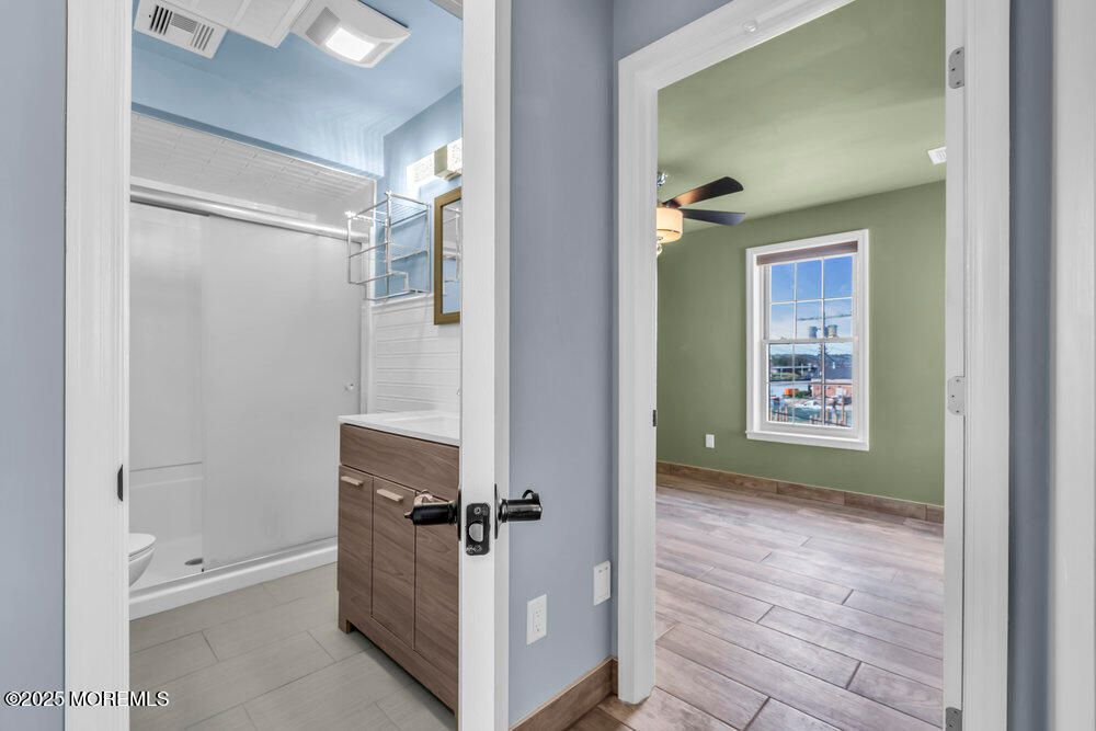 Bathroom, Interior, Wood Texture Flooring