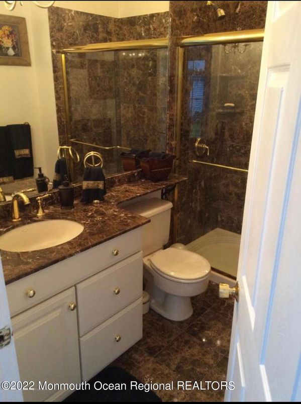 Bathroom, Dual Sink Vanities, Glass Shower, Interior