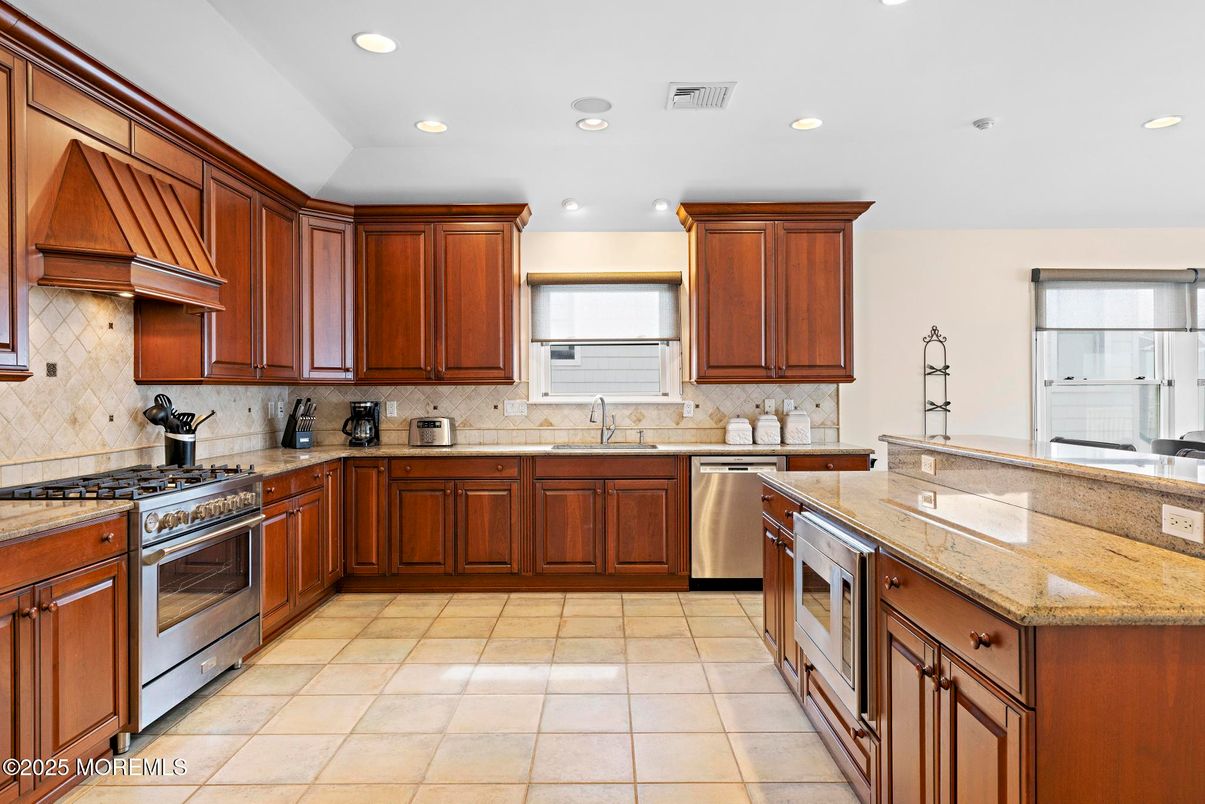 Interior, Kitchen, Recessed Lighting, Stainless Steel Appliances