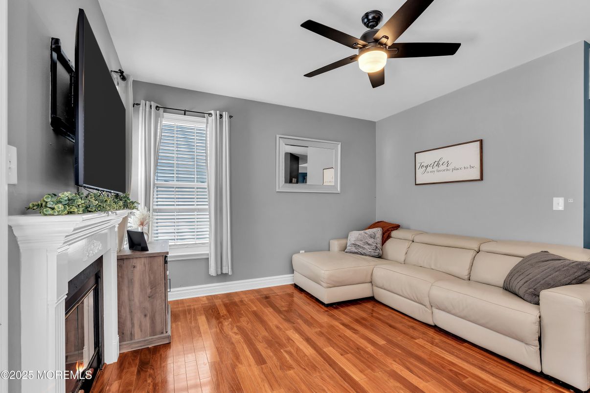 Fireplace, Interior, Wood Texture Flooring