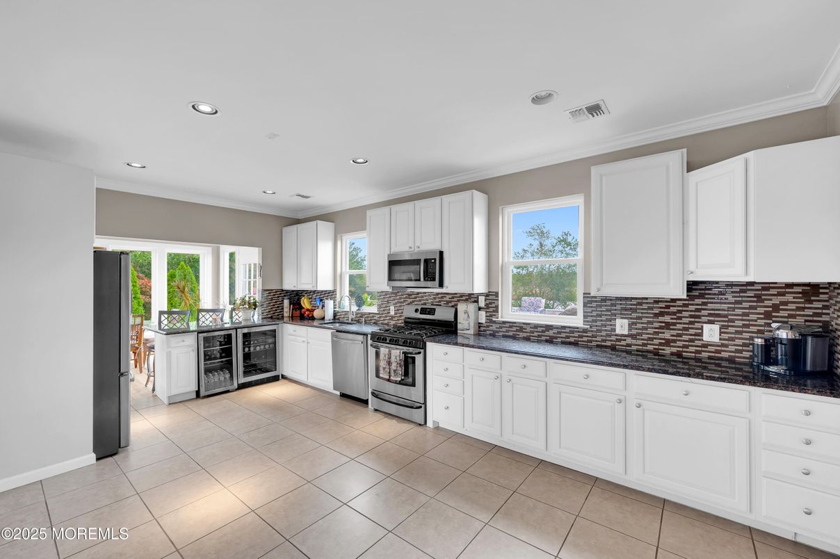 Interior, Kitchen, Recessed Lighting, Stainless Steel Appliances