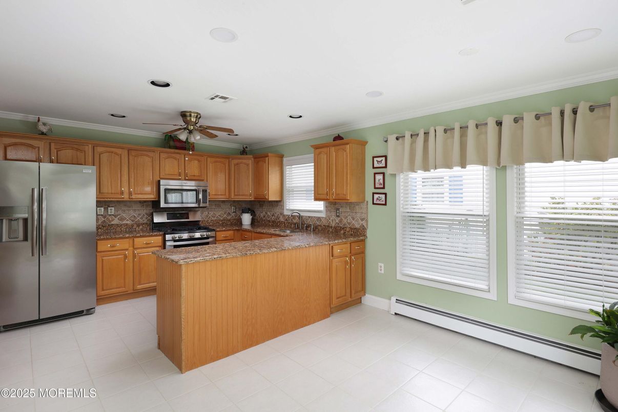 Interior, Kitchen, Recessed Lighting, Stainless Steel Appliances