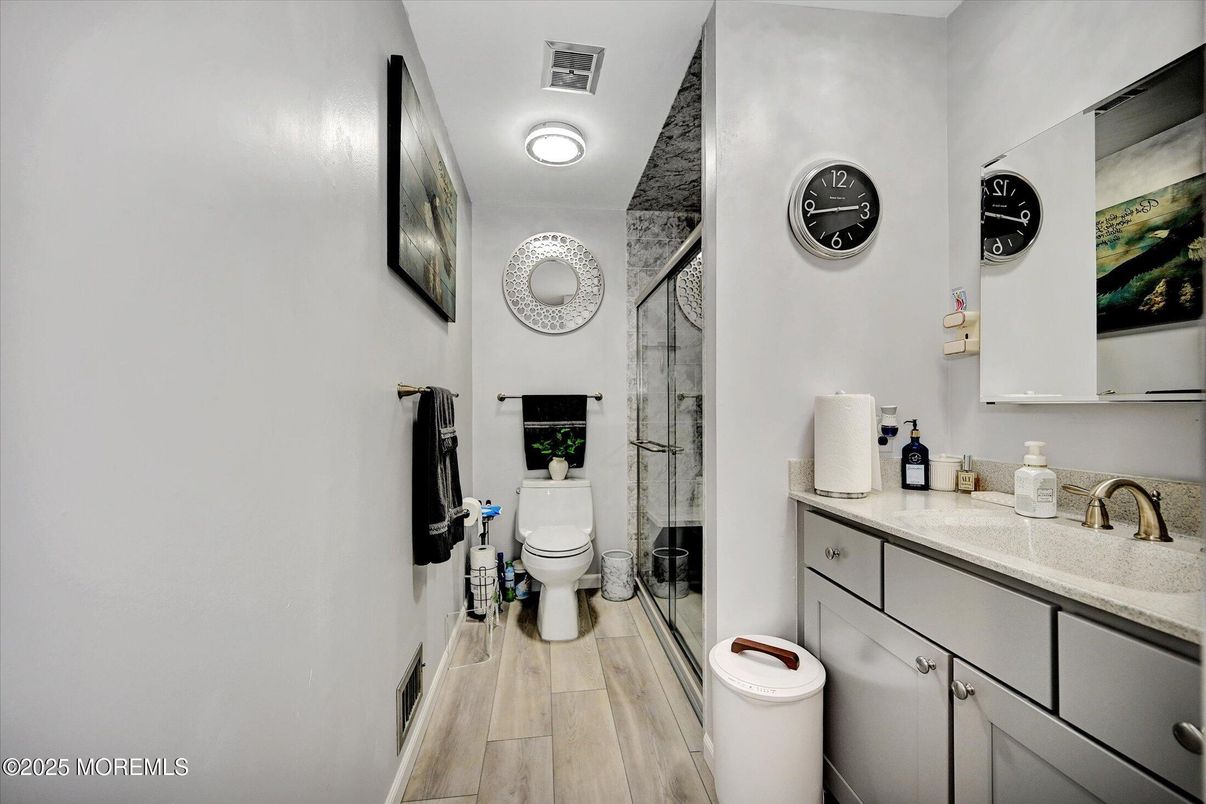 Bathroom, Interior, Wood Texture Flooring