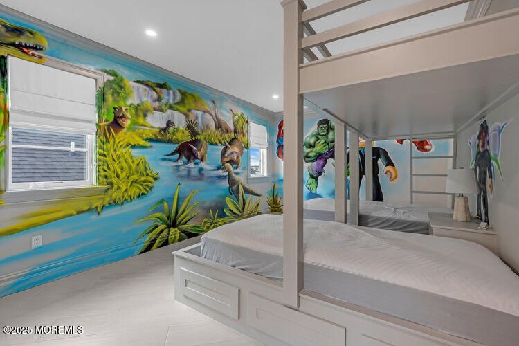 Bedroom, Interior, Recessed Lighting