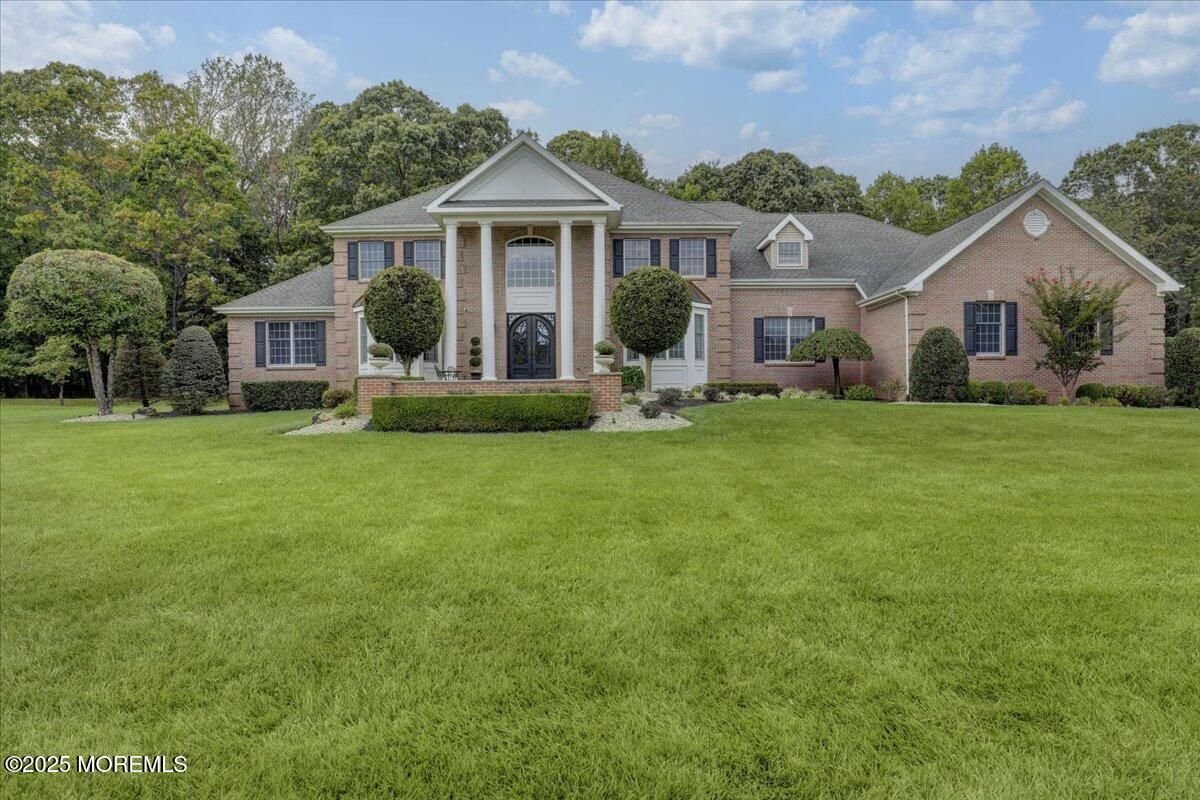 Backyard, Exterior, Facade, Brick Facade, French Provincial