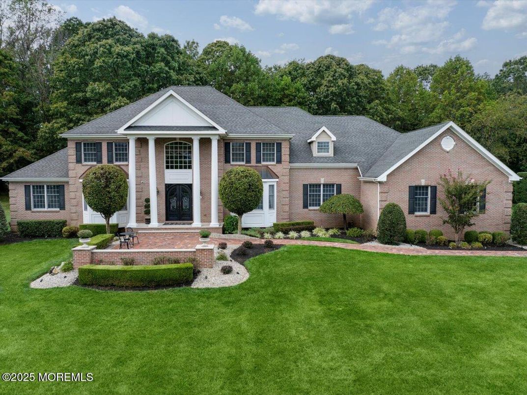 Exterior, Facade, Brick Facade, French Provincial
