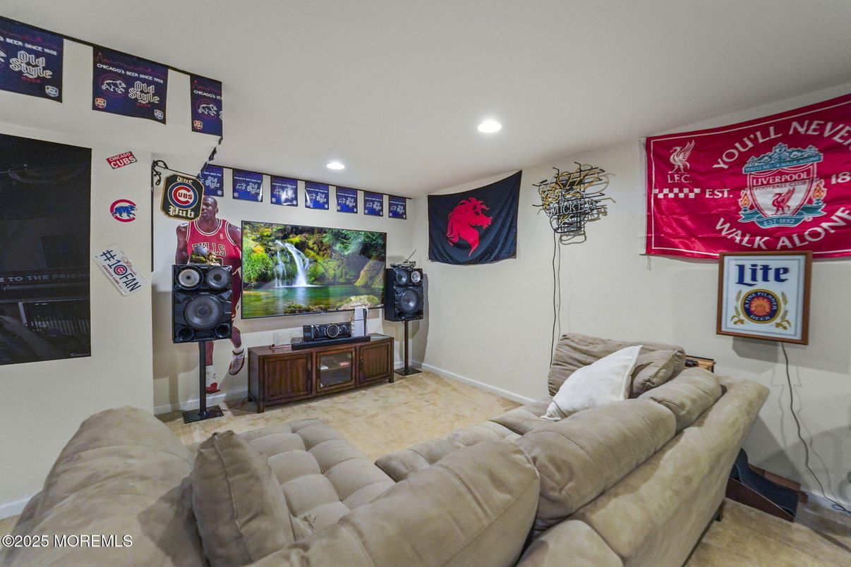 Interior, Living room, Recessed Lighting