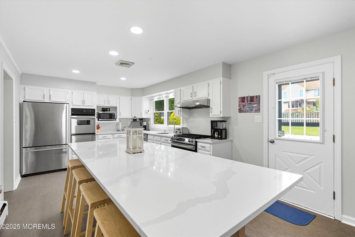 Interior, Kitchen, Recessed Lighting, Stainless Steel Appliances