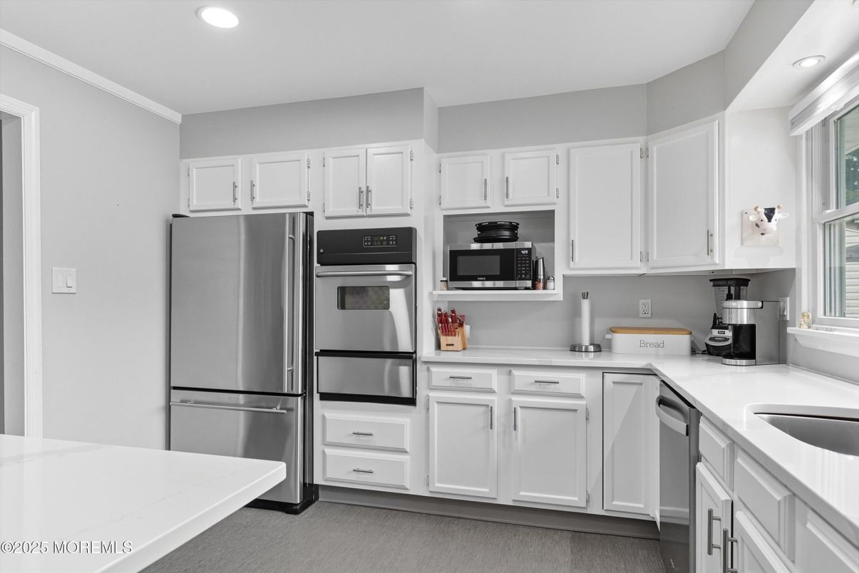 Interior, Kitchen, Recessed Lighting, Stainless Steel Appliances