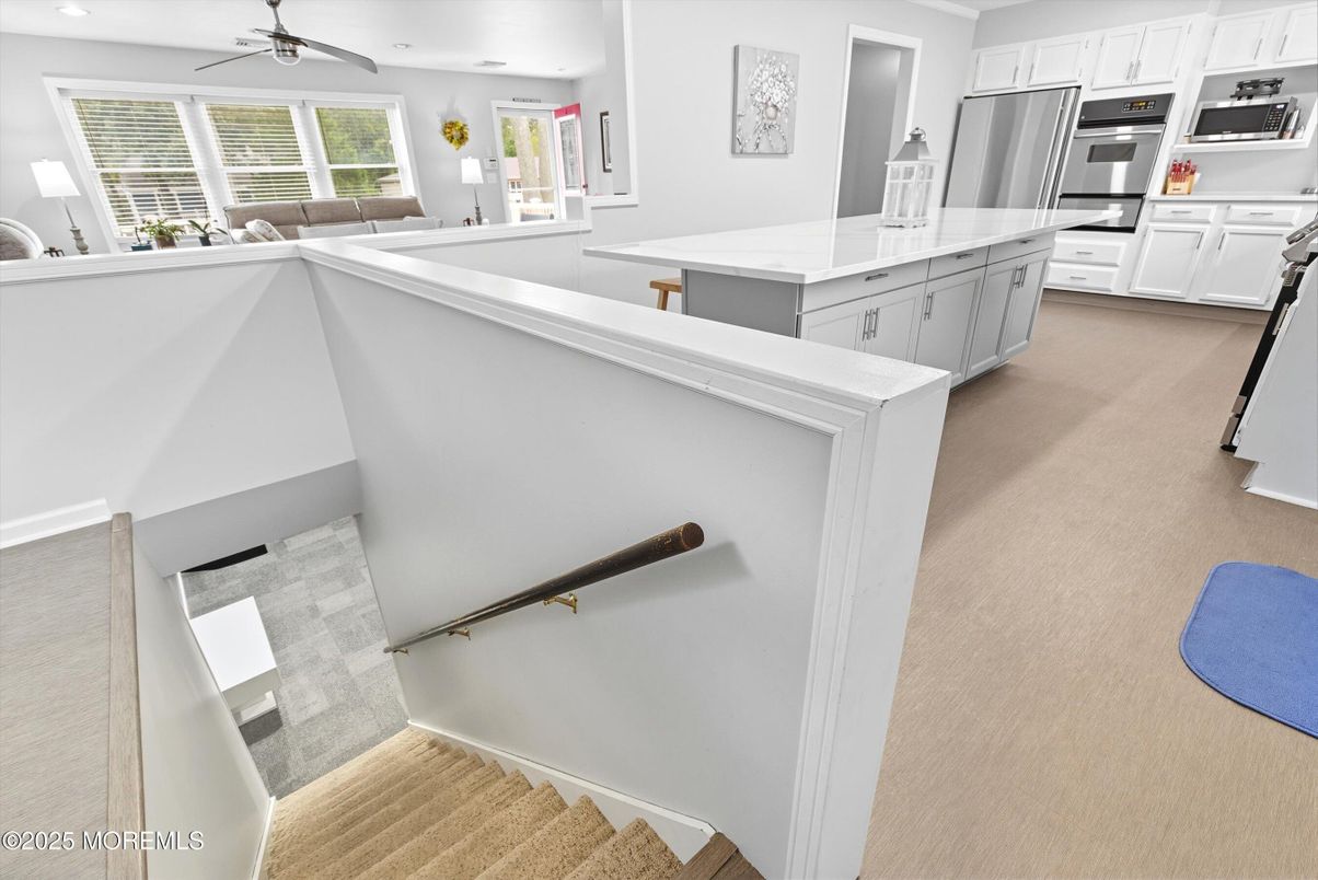 Interior, Kitchen, Living room, Recessed Lighting