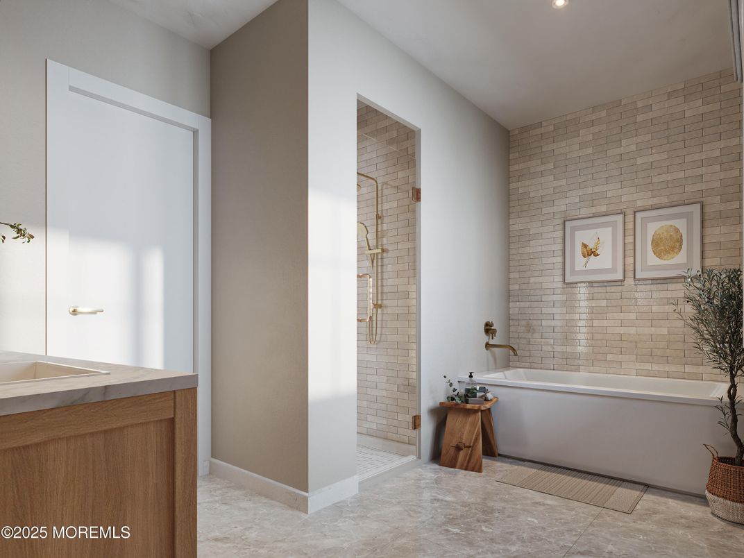 Bathroom, Free Standing Baths, Interior, Recessed Lighting