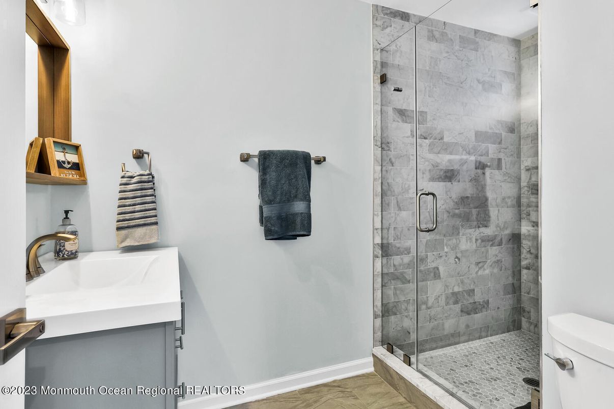 Bathroom, Glass Shower, Interior