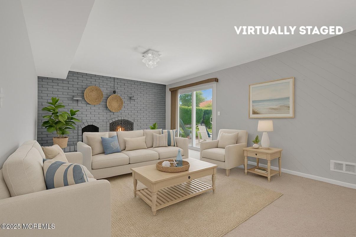 Fireplace, Interior, Living room, Stone Walls