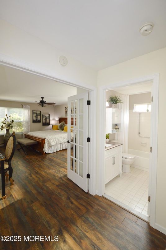 Bathroom, Bedroom, Interior, Wood Texture Flooring