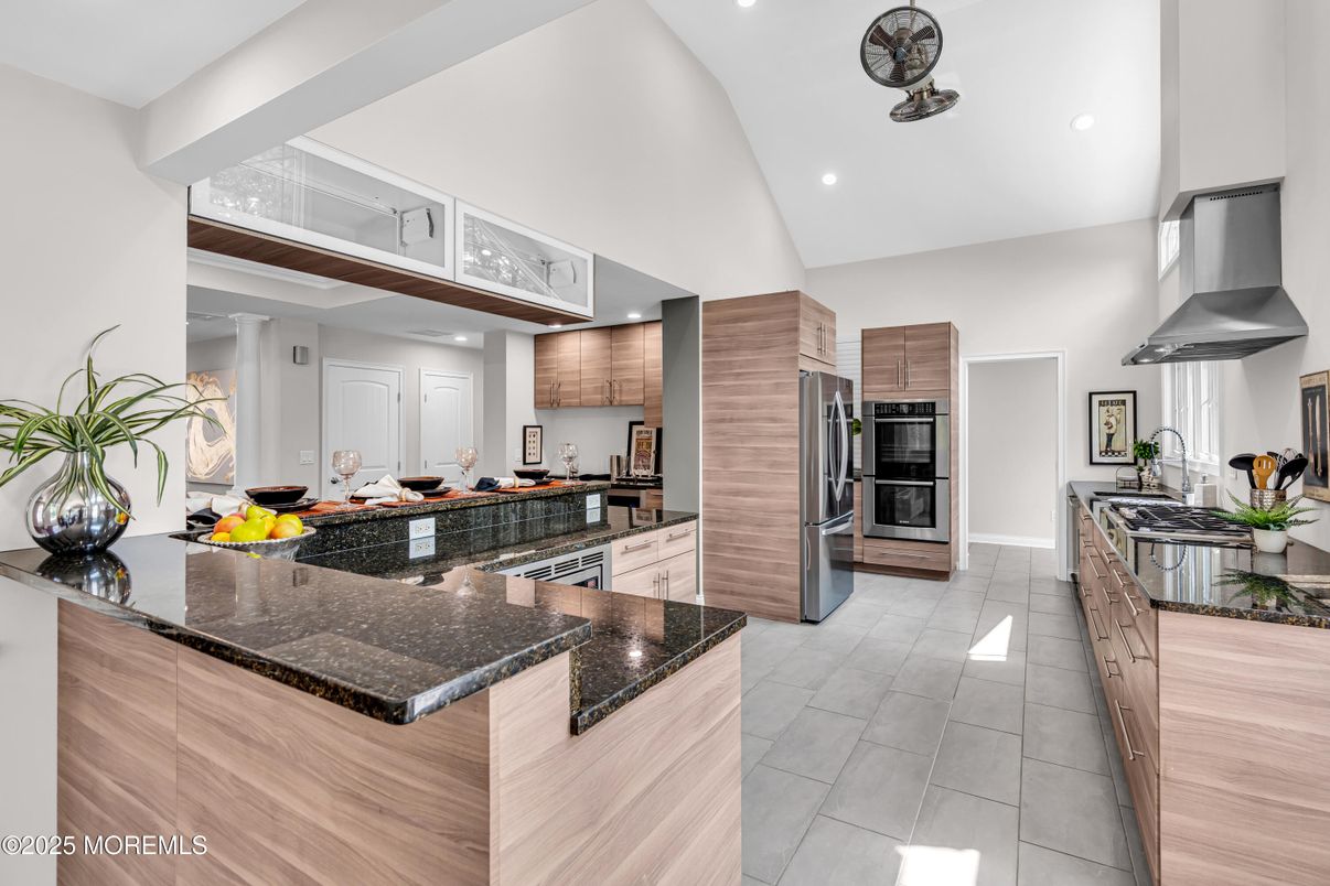 Interior, Kitchen, Recessed Lighting, Stainless Steel Appliances