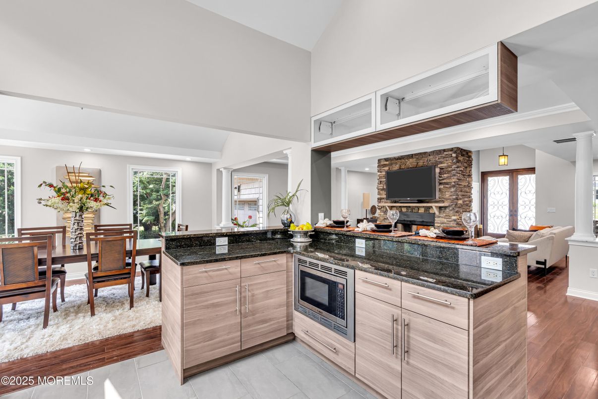 Dining room, Interior, Kitchen, Wood Texture Flooring