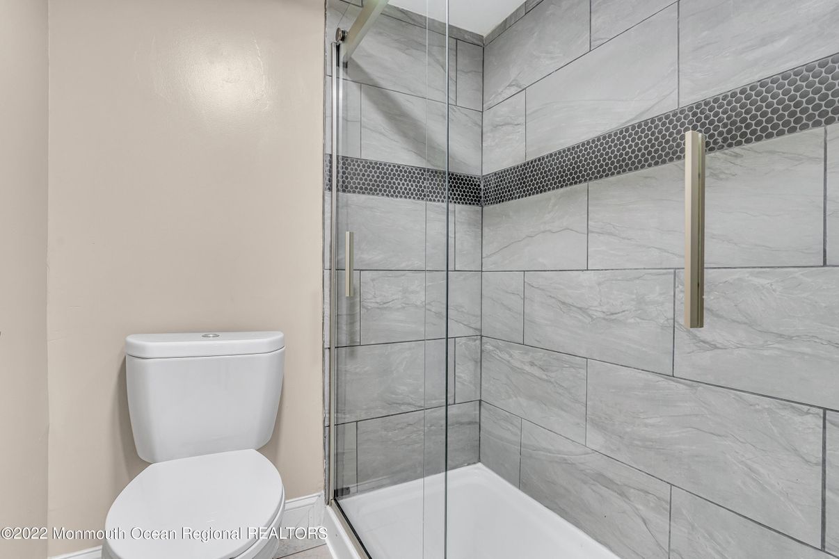 Bathroom, Glass Shower, Interior, Marble Walls