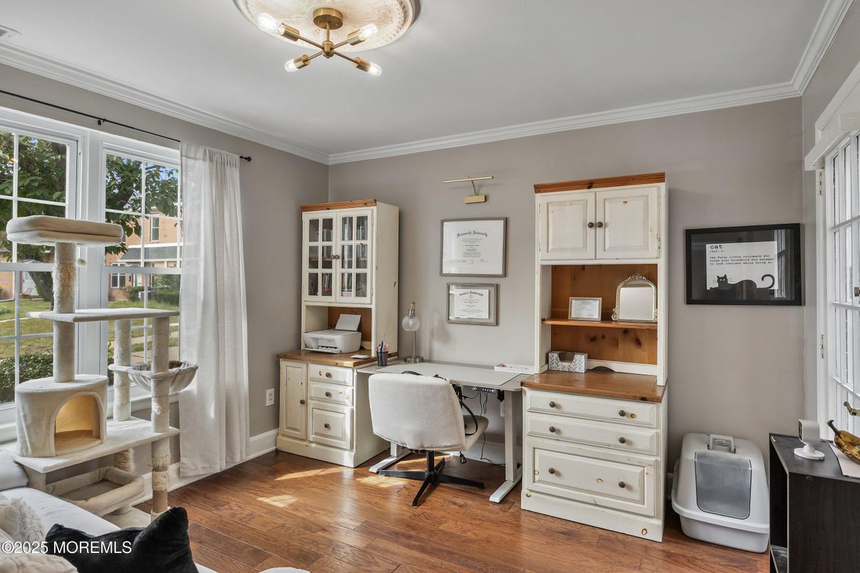 Home Office, Interior, Wood Texture Flooring