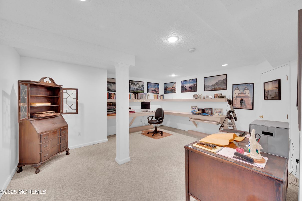 Home Office, Interior, Recessed Lighting