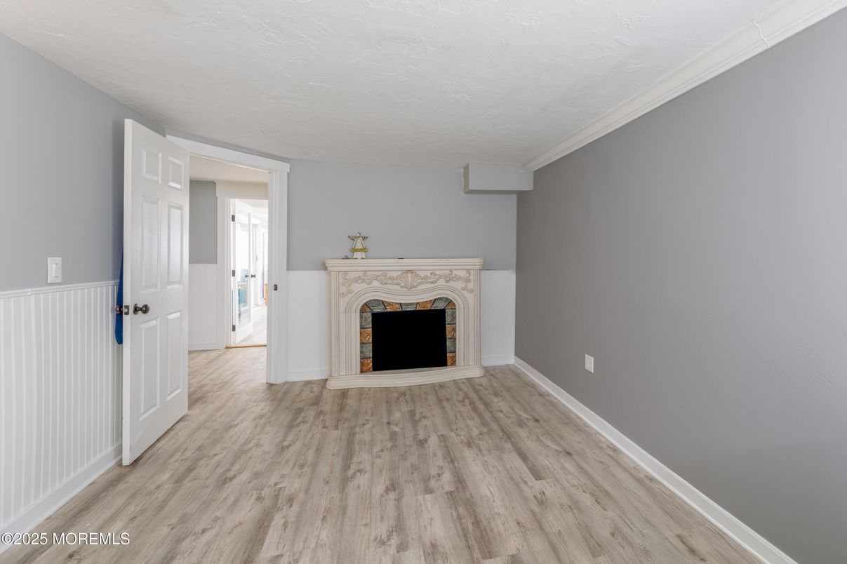 Empty room, Fireplace, Interior, Wood Texture Flooring