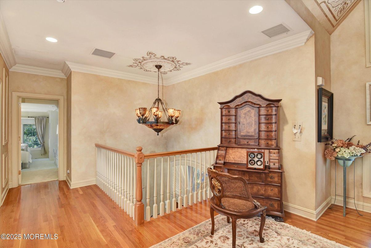 Chandelier, Interior, Recessed Lighting, Wood Texture Flooring
