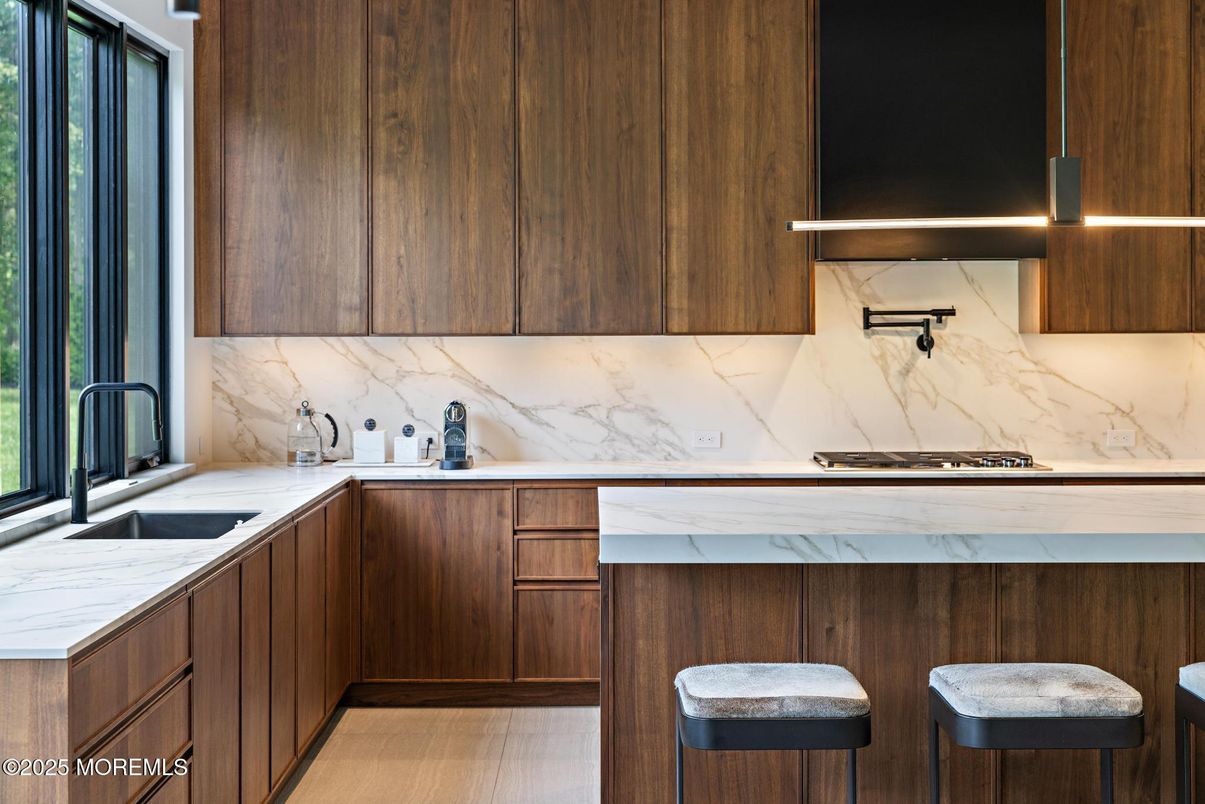 Interior, Kitchen, Marble Walls