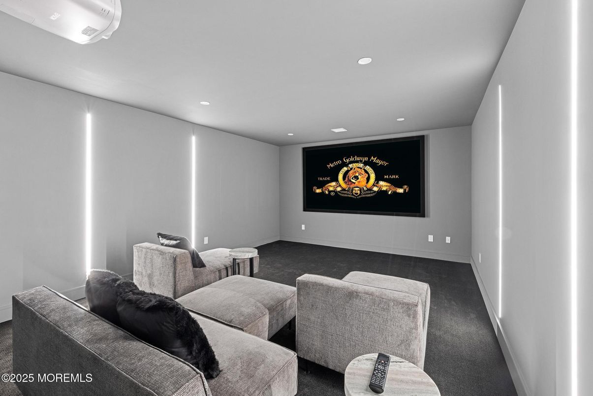 Interior, Living room, Recessed Lighting