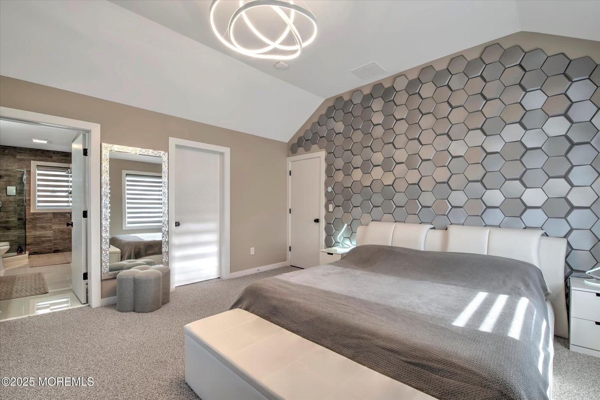 Bedroom, Interior, Pendant Lights