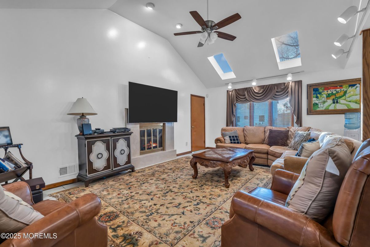 Fireplace, Interior, Living room, Recessed Lighting