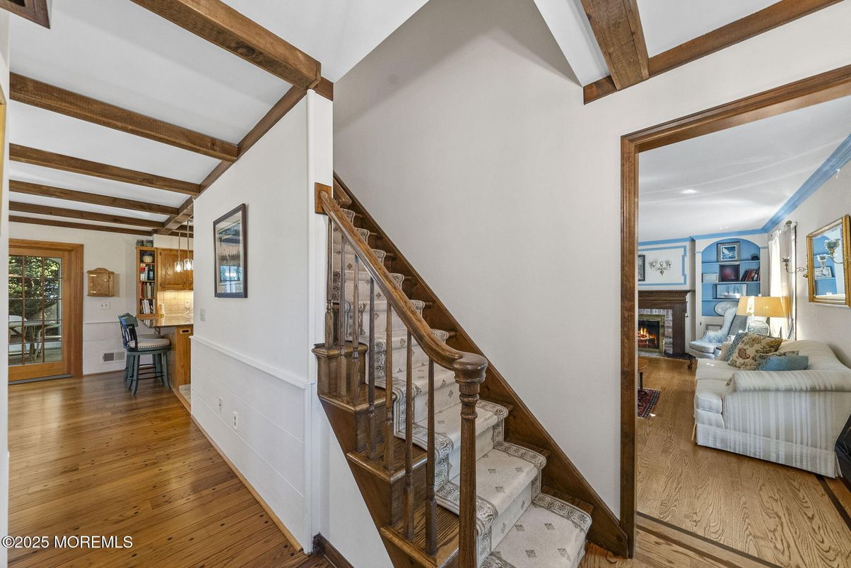 Fireplace, Interior, Wooden Beams, Wood Texture Flooring