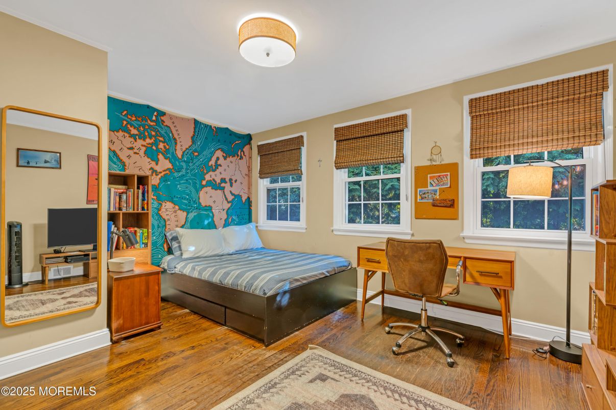 Bedroom, Home Office, Interior, Wood Texture Flooring