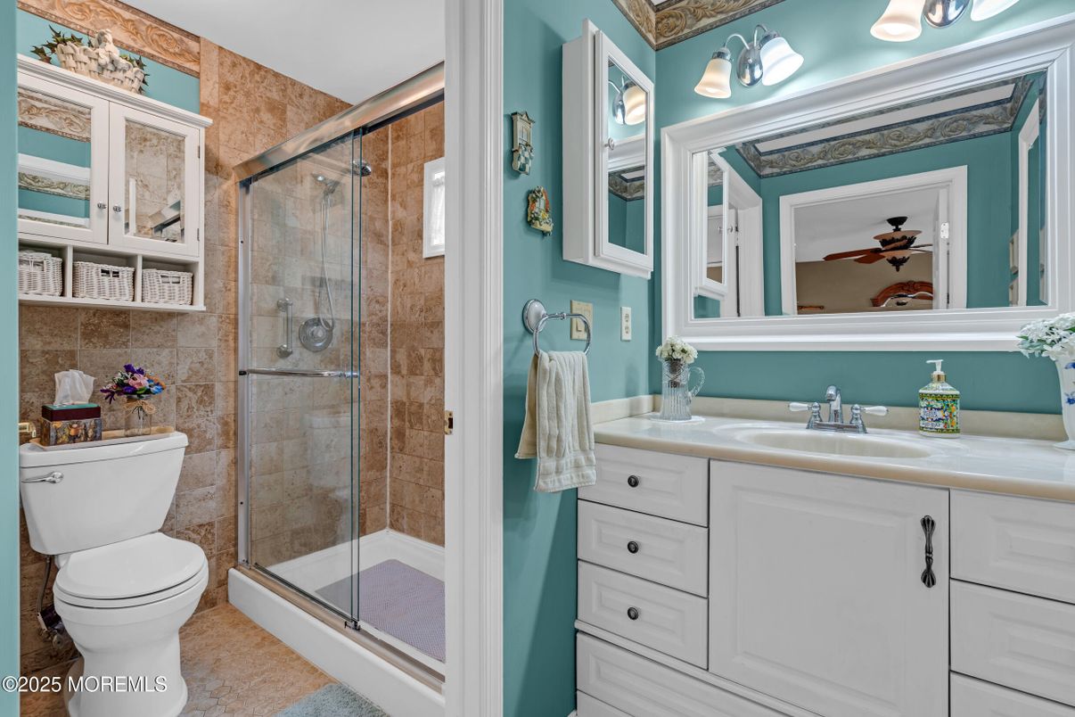 Bathroom, Glass Shower, Interior
