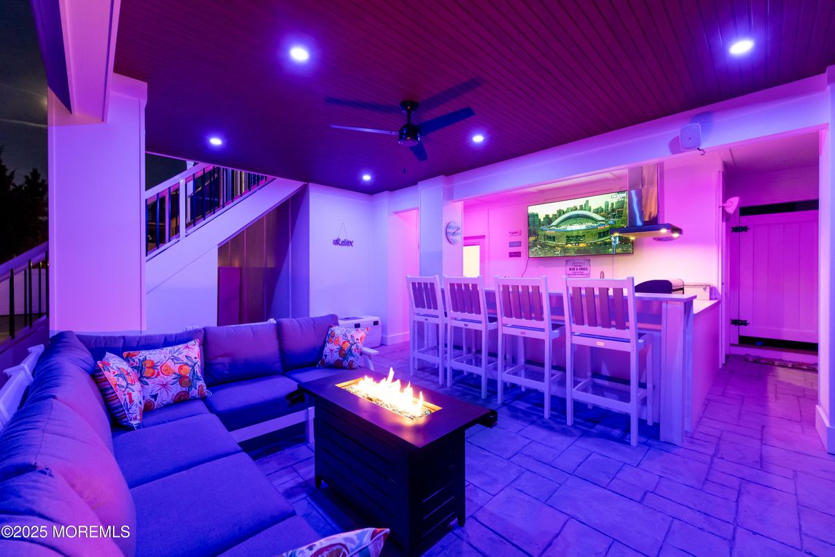 Interior, Living room, Recessed Lighting