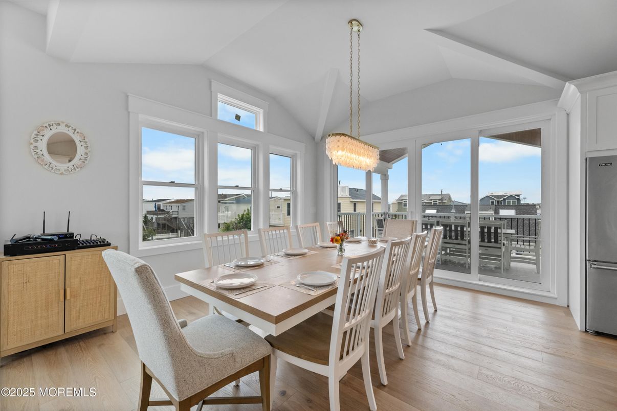 Chandelier, Dining room, Interior, Pendant Lights, Wood Texture Flooring
