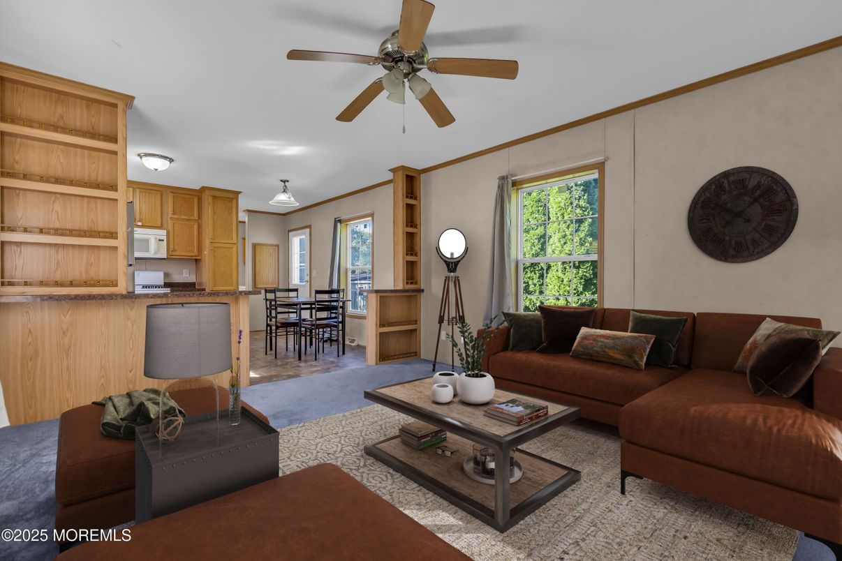 Dining room, Interior, Kitchen, Living room