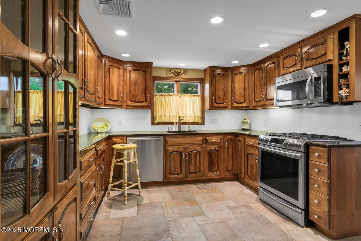 Interior, Kitchen, Recessed Lighting, Stainless Steel Appliances
