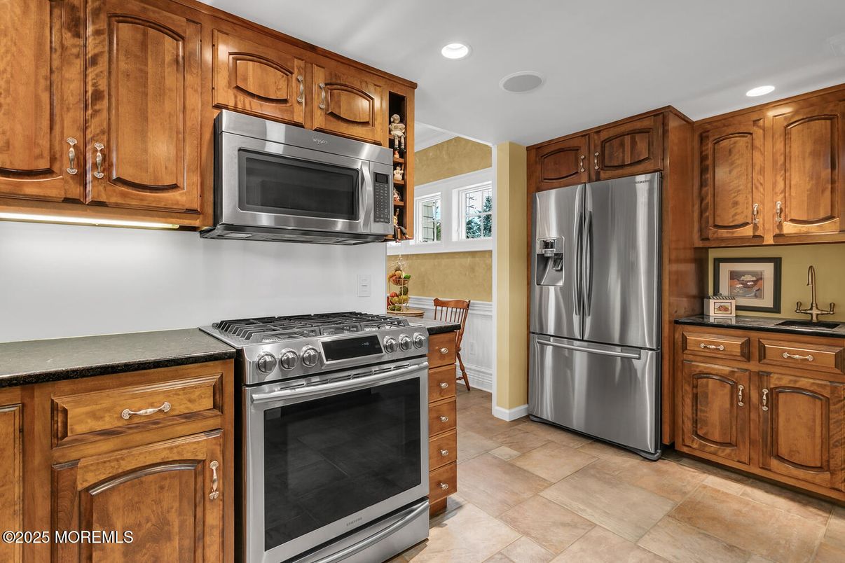 Interior, Kitchen, Recessed Lighting, Stainless Steel Appliances