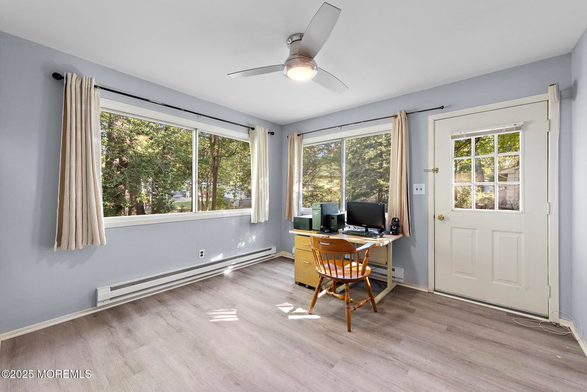 Home Office, Interior, Wood Texture Flooring