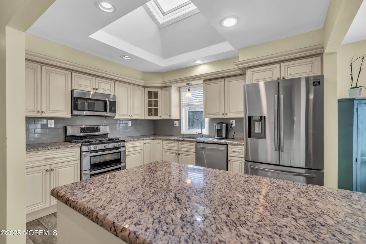 Interior, Kitchen, Recessed Lighting, Stainless Steel Appliances
