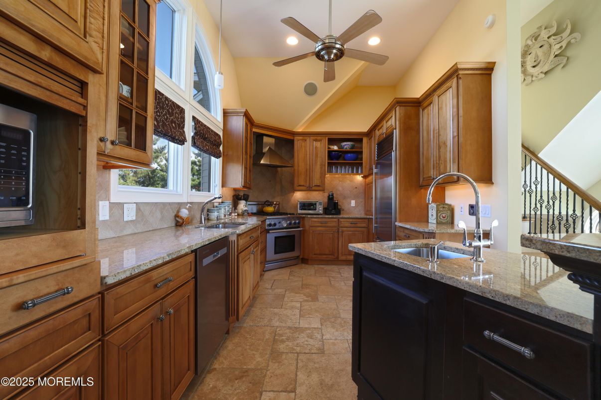 Interior, Kitchen, Recessed Lighting, Stainless Steel Appliances