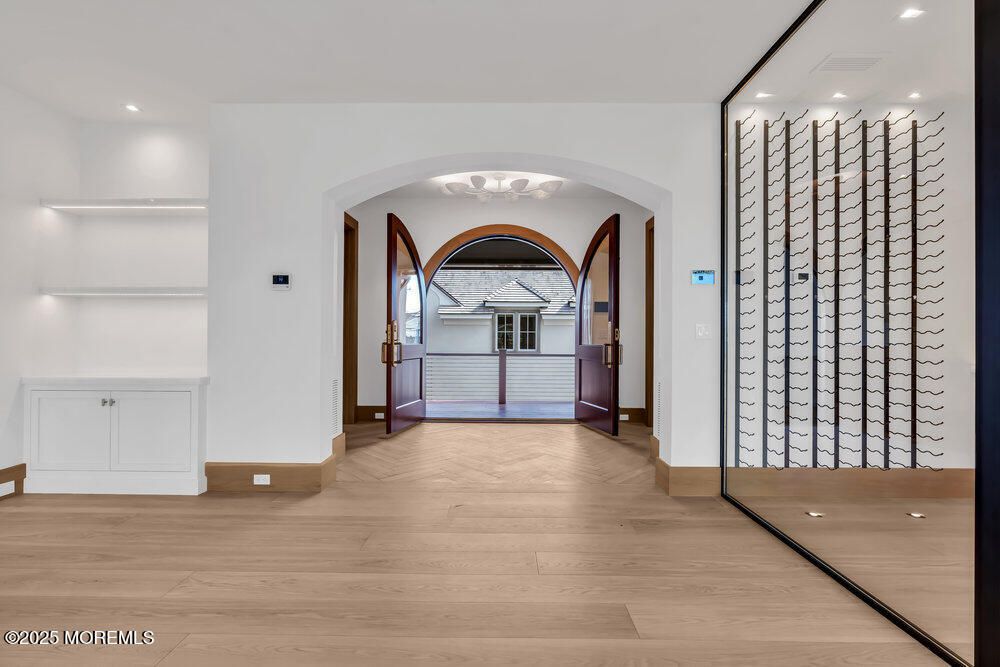 Interior, Recessed Lighting, Wine Storage, Wood Texture Flooring
