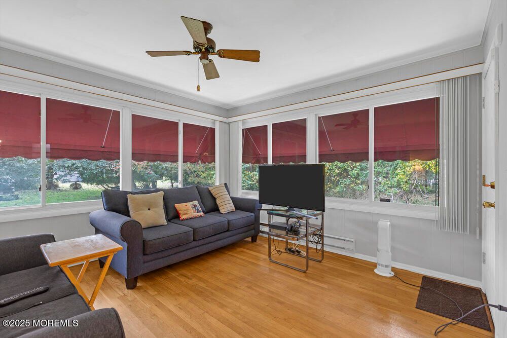 Home Office, Interior, Sun Room, Wood Texture Flooring