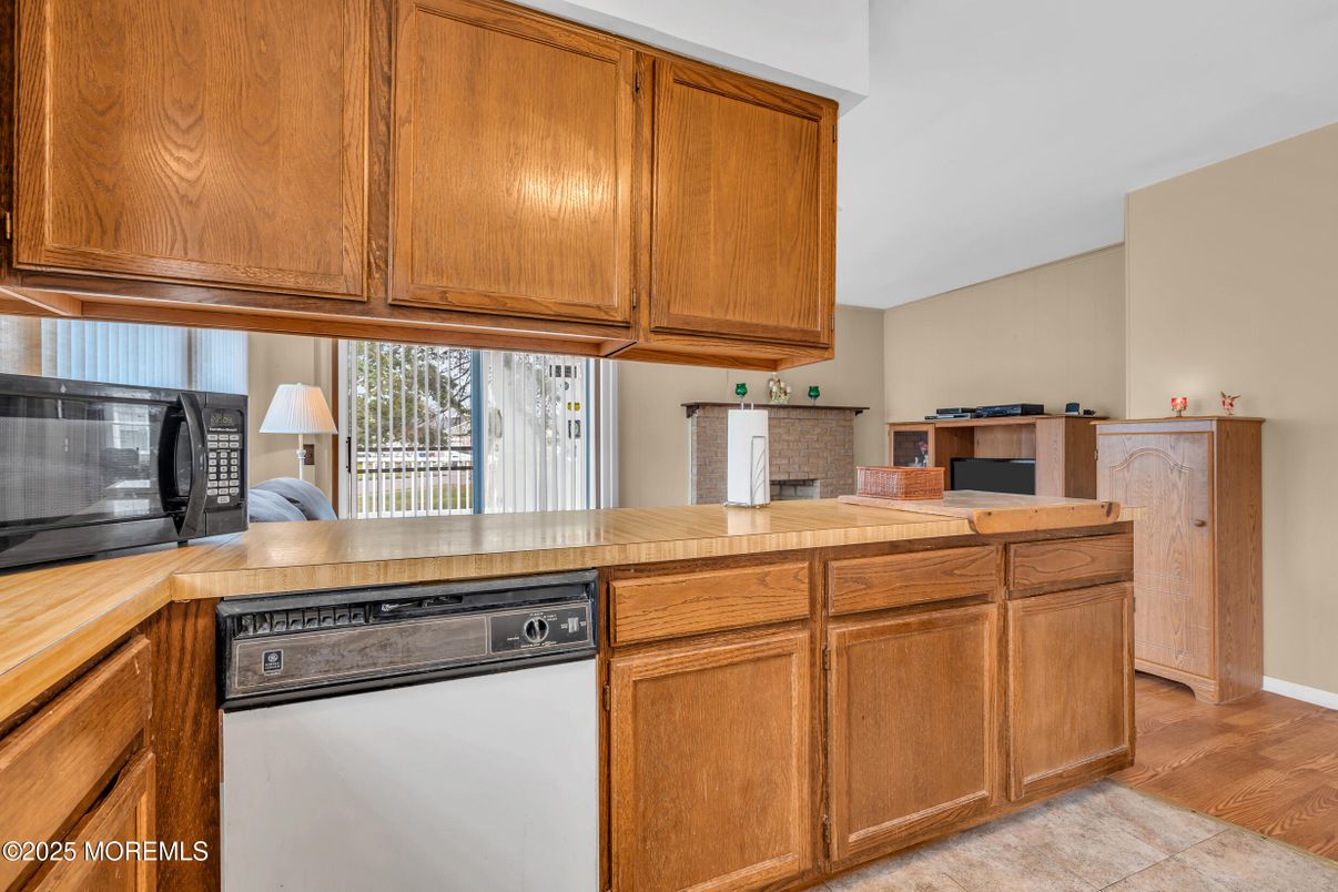 Interior, Kitchen, Wood Texture Flooring