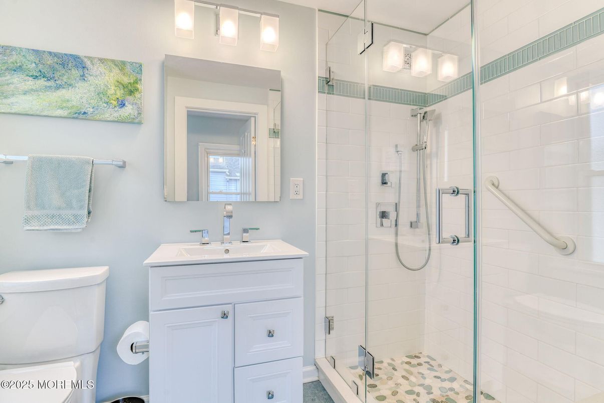 Bathroom, Glass Shower, Interior