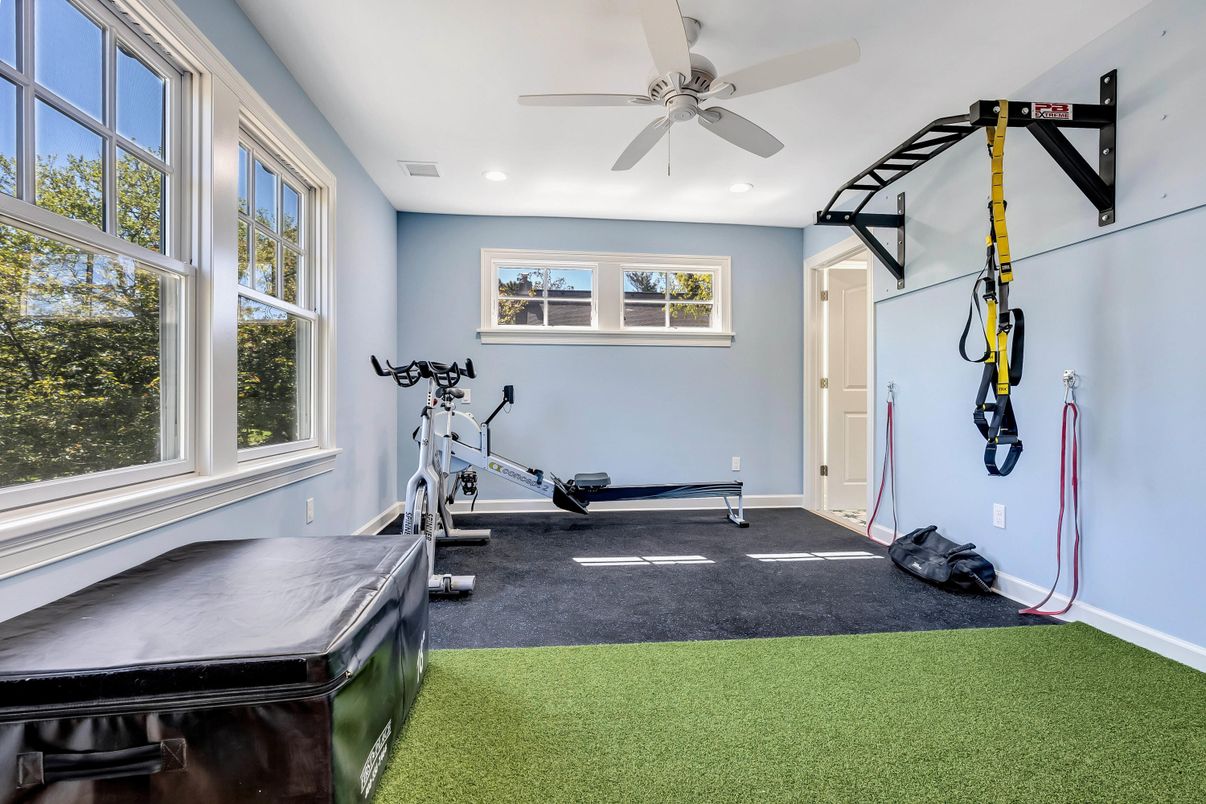 Fitness Equipment, Interior, Recessed Lighting