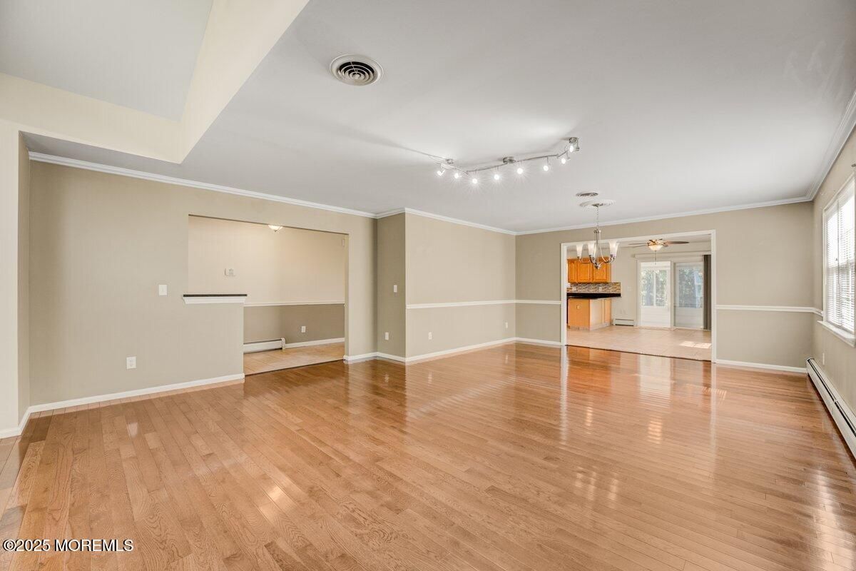 Empty room, Interior, Wood Texture Flooring