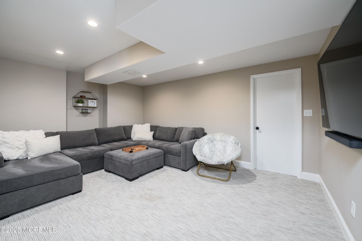 Interior, Living room, Recessed Lighting