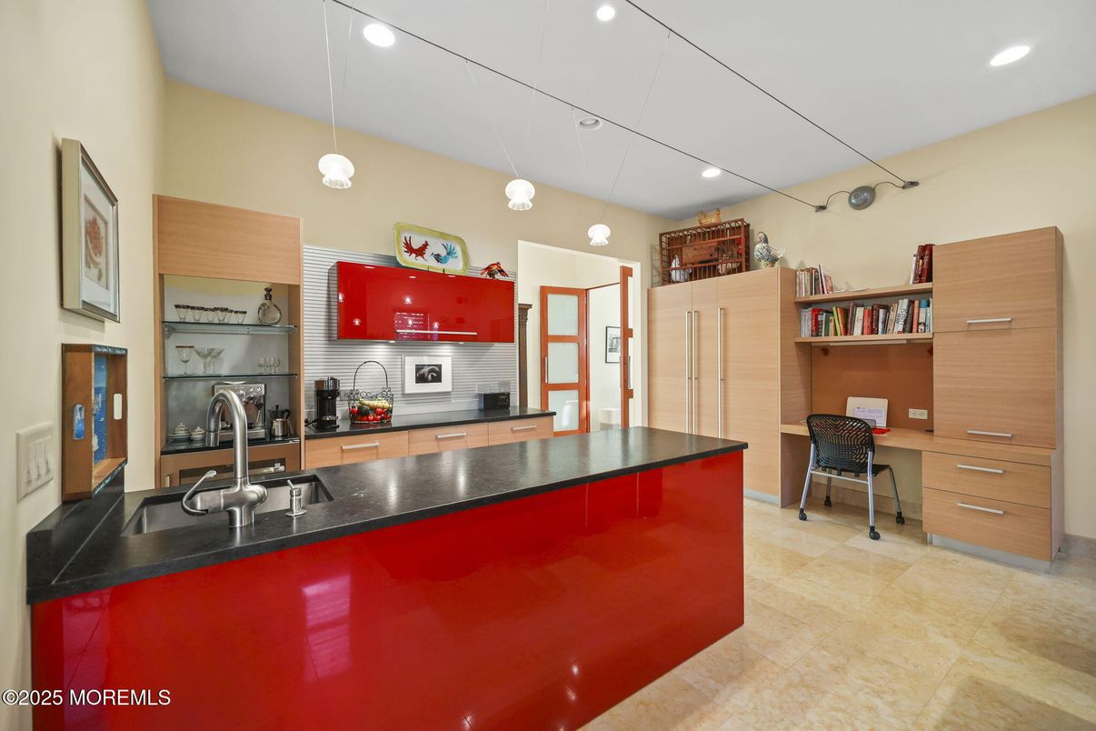 Interior, Kitchen, Pendant Lights, Recessed Lighting