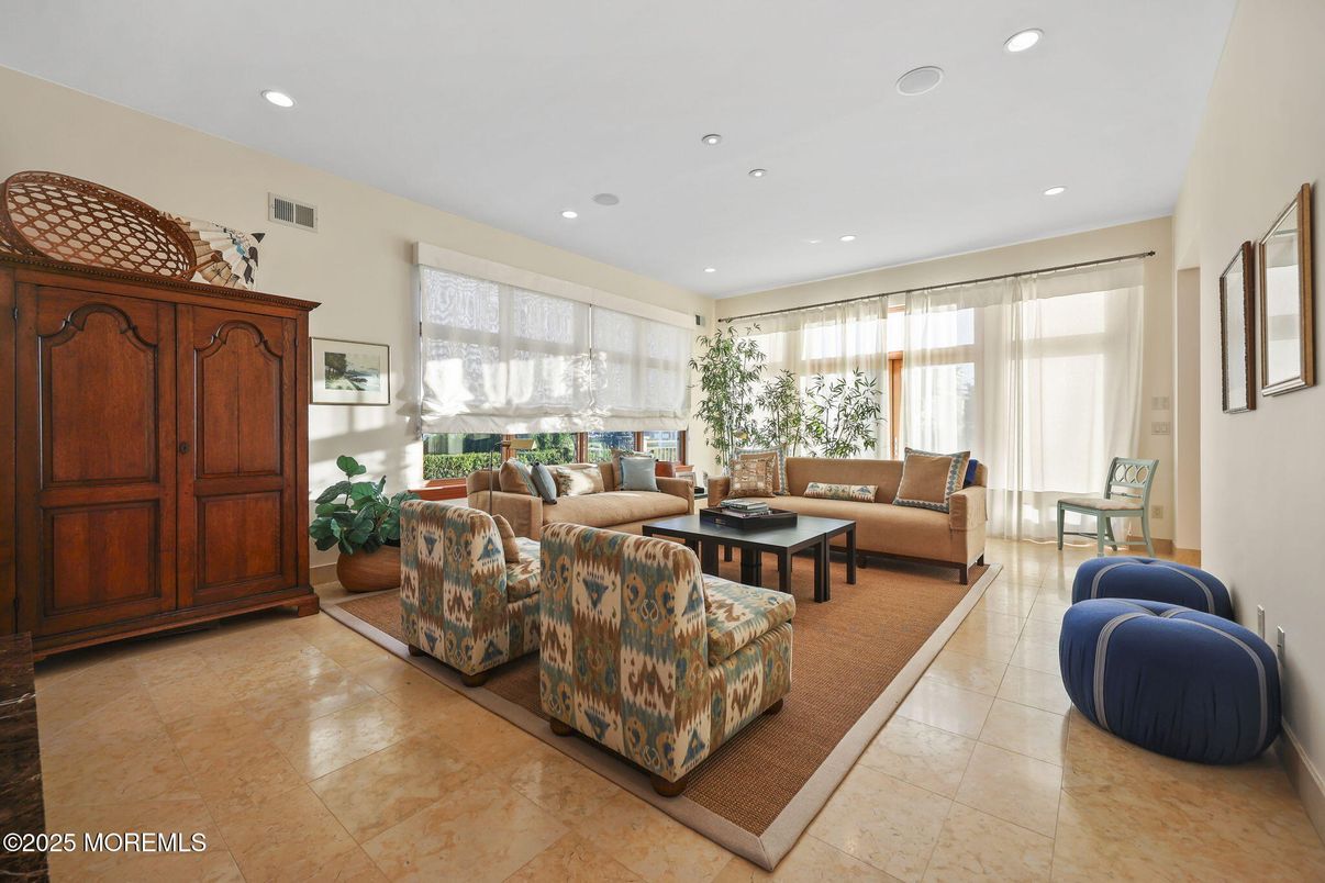 Interior, Living room, Recessed Lighting