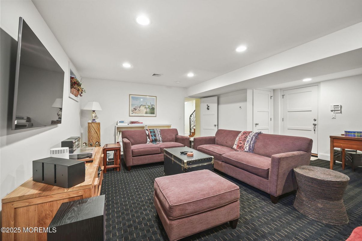Interior, Living room, Recessed Lighting